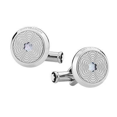 Cufflinks Star In Steel